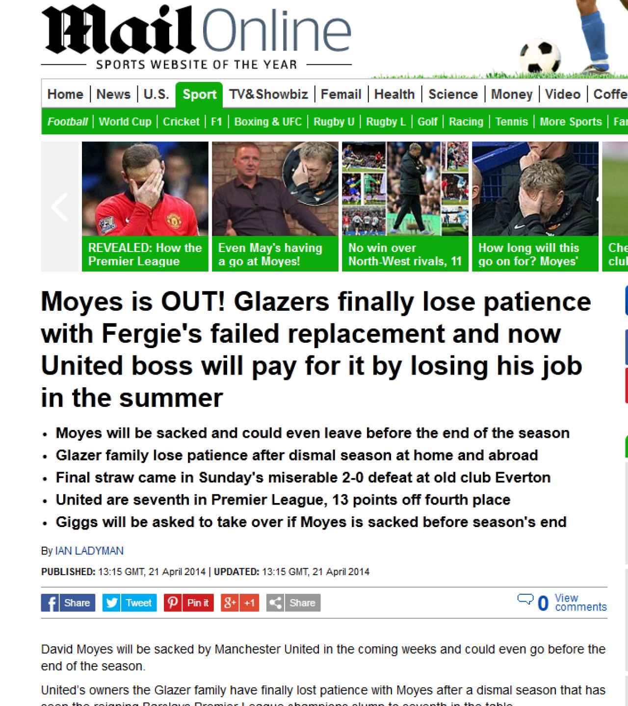 David Moyes, OUT de la Manchester United! Cine e favorit sa-i ia locul in cateva zile:_2