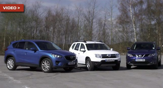 Test comparativ: Duster vs Qashqai vs Mazda CX-5! Afla cine a castigat cea mai intrecere intre SUV-uri! VIDEO