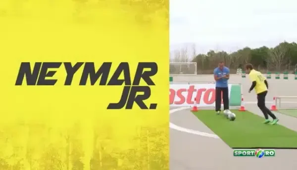 Poti sa dai gol cu masina? SUPER VIDEO Neymar vs cel mai tare drifter din lume! Vezi ce a iesit: