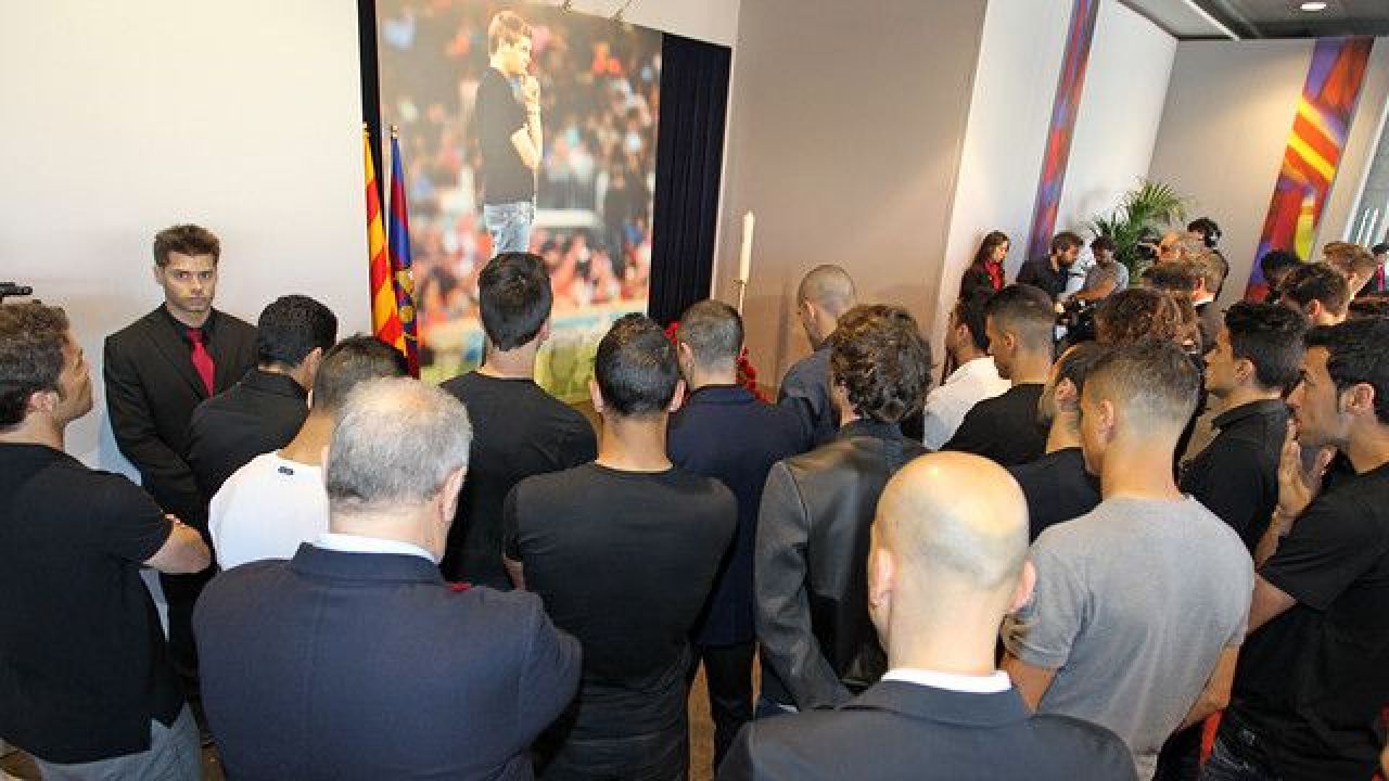 IMAGINI DRAMATICE la Barcelona! Jucatorii au plans in hohote pentru Tito! Ce ultim cadou i-au facut_2