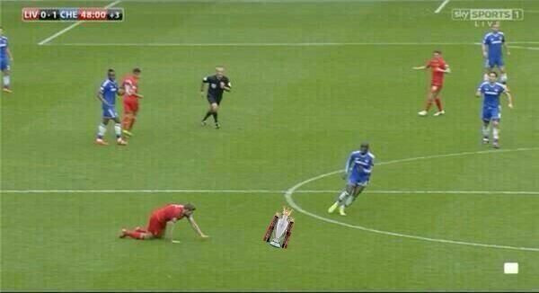 GAFA lui Gerrard a ajuns subiect de glume in toata Europa! Cele mai tari imagini aparute dupa Liverpool - Chelsea&nbsp;
