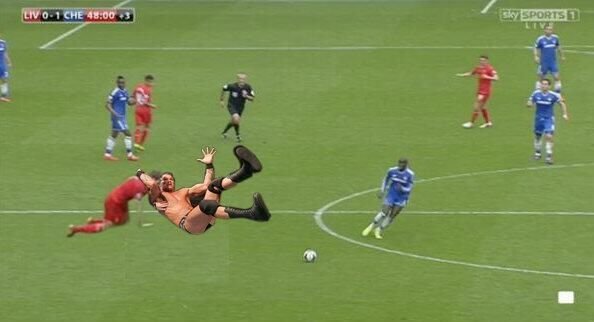 GAFA lui Gerrard a ajuns subiect de glume in toata Europa! Cele mai tari imagini aparute dupa Liverpool - Chelsea _2