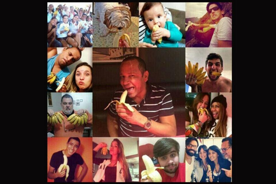 FOTO Campanie FARA PRECEDENT de sustinere pentru Dani Alves! Reactii pe toata planeta dupa atacul cu banane!_28