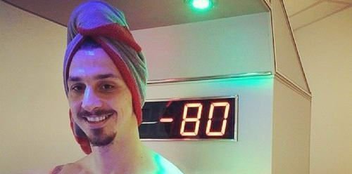 FOTO Zlatan e ICE COOL! Suedezul s-a bagat la -80 de grade! Cum se recupereaza starul lui PSG pentru reveni pe teren!_3
