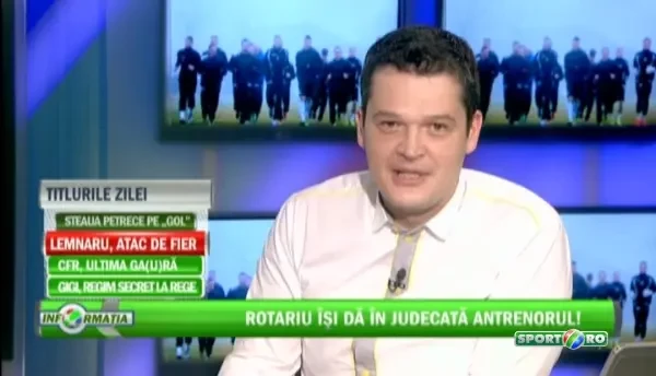 Stoican rade in hohote dupa ce afla ca a fost dat in judecata de Rotariu