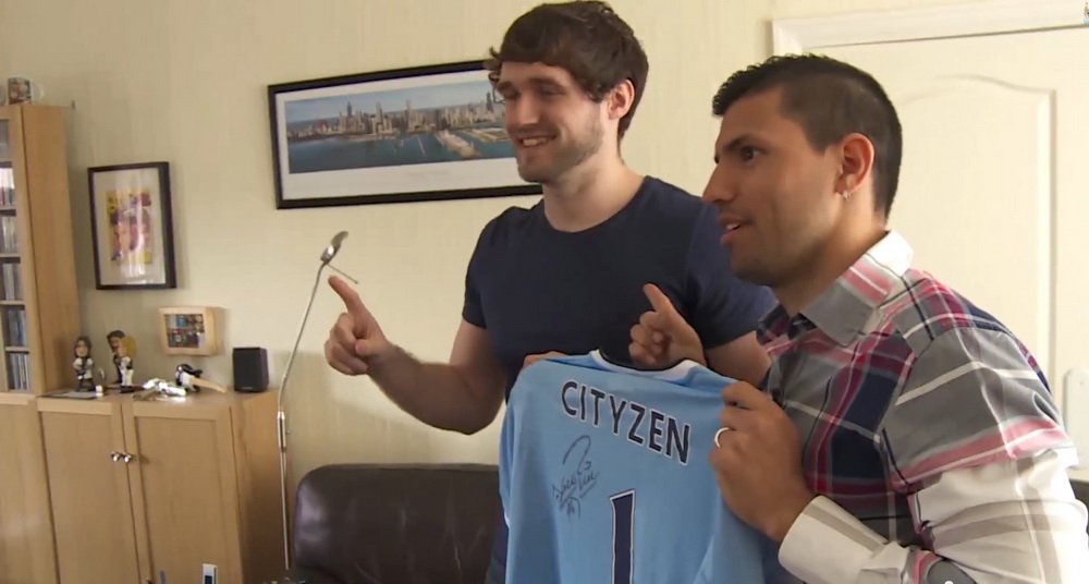 Salut, eu sunt Aguero! Vrei sa lucrezi la Manchester City? Surpriza imensa pentru un fan! Cum a reactionat cand a aflat vestea
