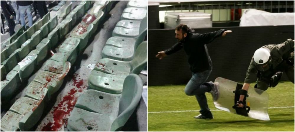 Scene HORROR in Grecia! Victime si mult sange la Panathinaikos - PAOK! FOTO si VIDEO_7