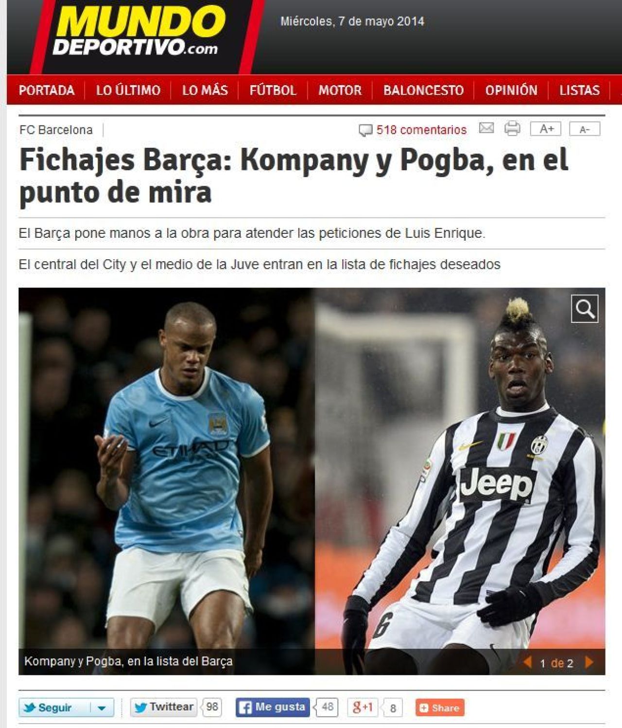100 de MILIOANE € pentru doi jucatori! Barcelona isi ia URIASI si schimba 'era' tiki-taka! Tintele de transfer:_4