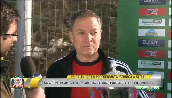 Tudorel Stoica a fost absent de pe teren in finala de la Sevilla.