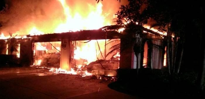 Clipe de GROAZA! Casa unui sportiv celebru a fost incendiata! Pompierii au descoperit trei victime!