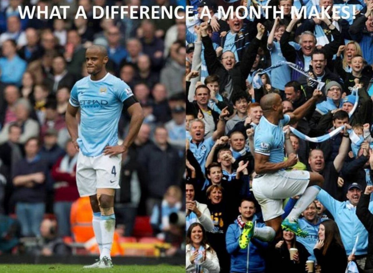 IMAGINEA anului in Premier League! Ce faceau fanii lui City in timp ce Liverpool revenea cu 2 goluri in 2 minute! FOTO_6