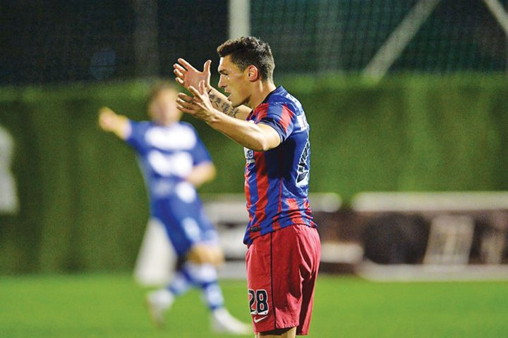 NU era nimeni pe stadion, dar stelistii se distrau! Gestul neasteptat facut de Piovaccari dupa golul marcat de Keseru!