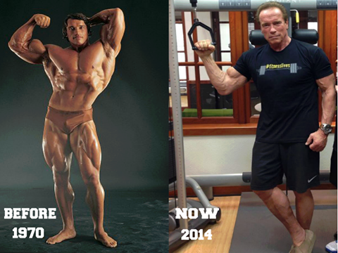 WOW! Arnold arata PERFECT la 66 de ani! "Terminatorul" a strans sute de mii de likeuri in cateva ore!