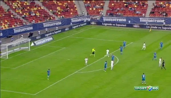 Meciul Legendelor - golul suporterilor