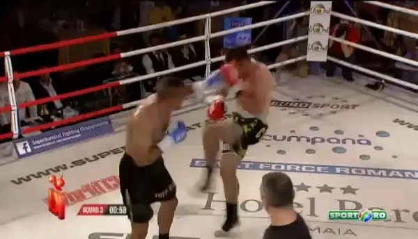 Super-fight – Categoria super cruiser (-95 kg) Jallon Corentin (Franta) vs Sebastian Ciobanu (Romania)
