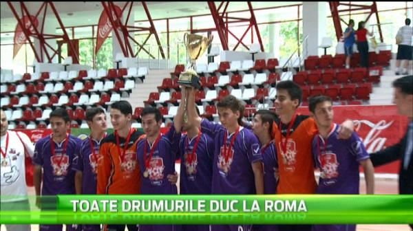 Urmasii lui Ogararu si Radu Stefan au dat lovitura! Castigatorii de la Cupa Liceelor se vor antrena la Roma! VIDEO