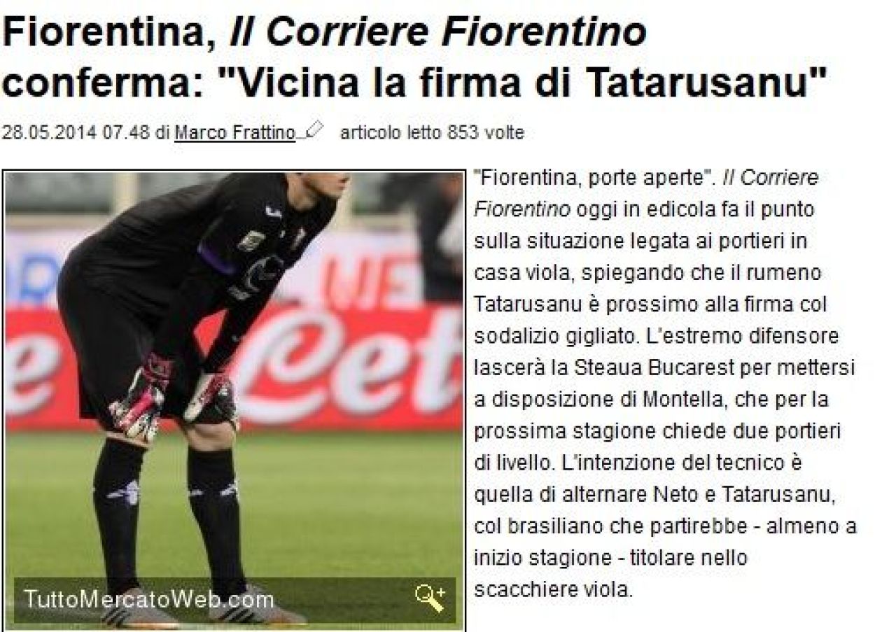 Vestile proaste primite de Gardos si Tatarusanu, inaintea transferurilor in Italia. Ce au aflat_3