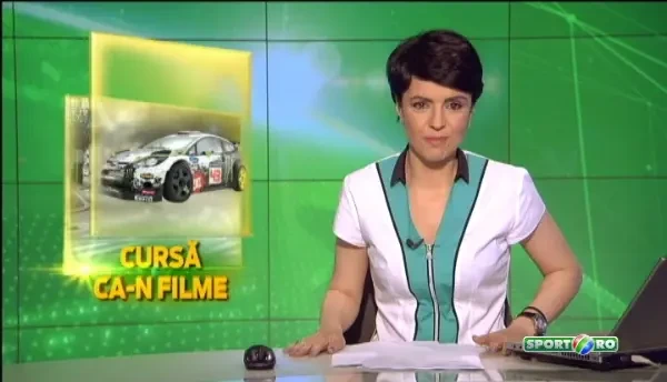 Ken Block, cel mai tare drifter, conduce o masina de 700 de cai in cursA anului. Trece printr-o perdea de lasere si sare peste alte masini. Urmaririle sunt ka-n filme.