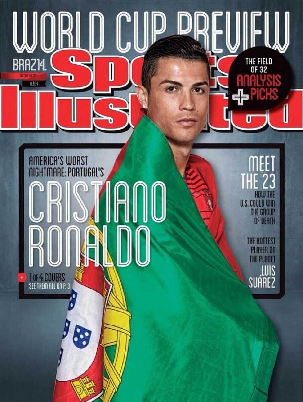 Imaginile pe care milioane de fani si le vor lipi pe peretii camerelor lor! Cum au aparut Messi, Ronaldo si Suarez inainte de CM_1