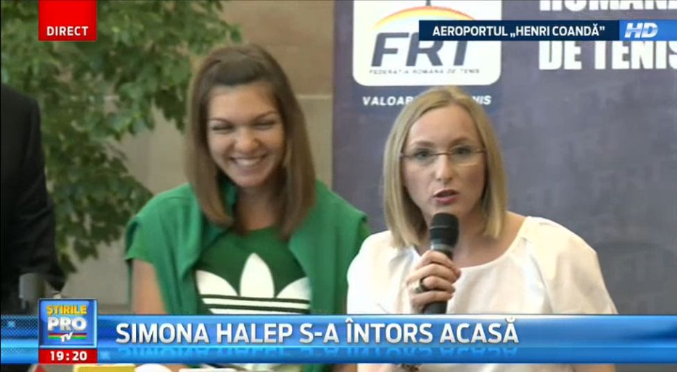 VIDEO Simona s-a intors acasa!