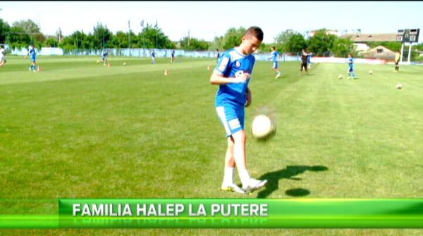 Varul Simonei Halep joaca fotbal la Academia lui Hagi. E capitanul si golgeterul echipei! VIDEO