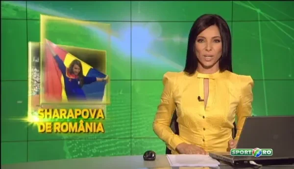 Asa arata ...Sharapova de Romania! Jucatoarea care poate sa joace tenis pe TOCURI! :) VIDEO