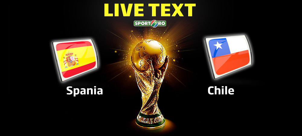 Tiki GATA! Campioana Mondiala, prima echipa ELIMINATA de la turneul final! Chile si Olanda sunt in optimi! Spania 0-2 Chile