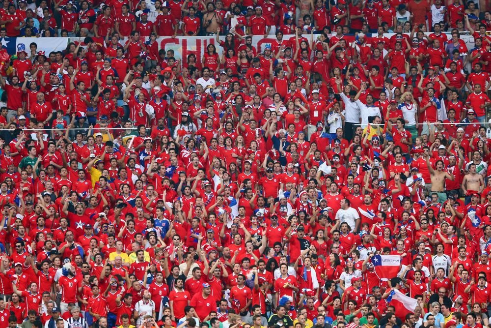 Impresionant! Chilienii s-au intors cu fata spre tribuna dupa ce au iesit pe teren. Ce imagine senzationala au vazut_3