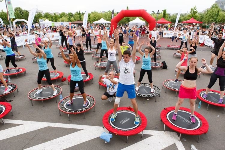 (P) Peste 2000 de persoane au facut miscare la “Cea mai mare ora de sport” din Bucuresti_5