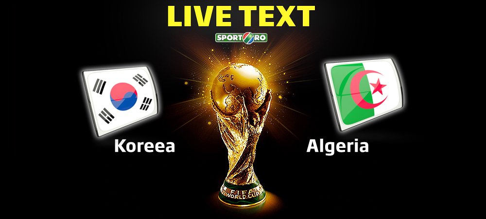 Algeria viseaza la calificare: un egal cu Rusia o duce in optimi! Coreea 2-4 Algeria: prima echipa africana care inscrie de 4 ori