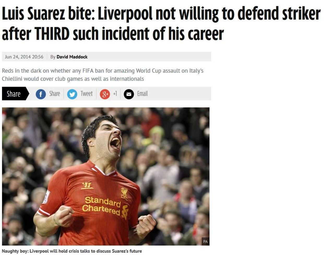 Cea mai DURA lovitura primita de Suarez dupa ce l-a MUSCAT pe Chiellini! Decizia luata de Barca si Liverpool_5