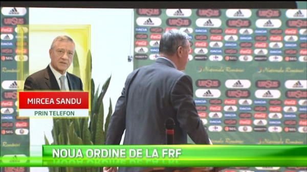 Sandu se teme ca oamenii lui Burleanu il vor da jos si de la UEFA! Sandu il banuieste pe Lupescu ca vrea sa-i ia locul la UEFA!