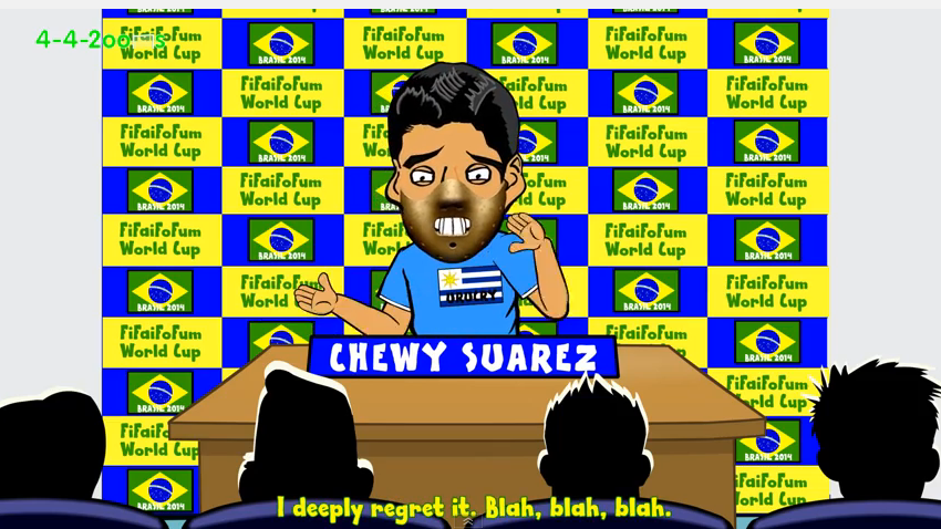 GENIAL | Suarez isi cere scuze: "Blah, blah, blah, iertati-ma, promit ca nu se mai repeta", apoi ii MANANCA pe toti :))