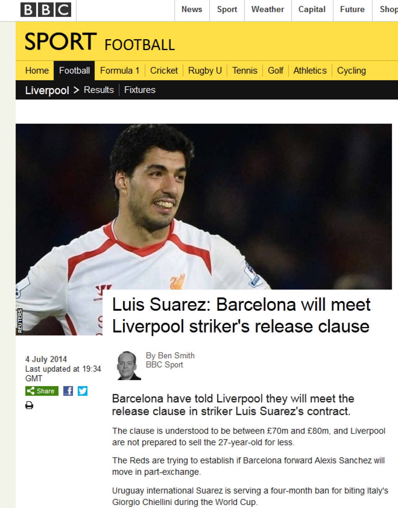 TRANSFERUL VERII s-a facut noaptea trecuta! Suarez, la Barcelona in cea mai scumpa mutare din 2014. Cat vor plati catalanii_2