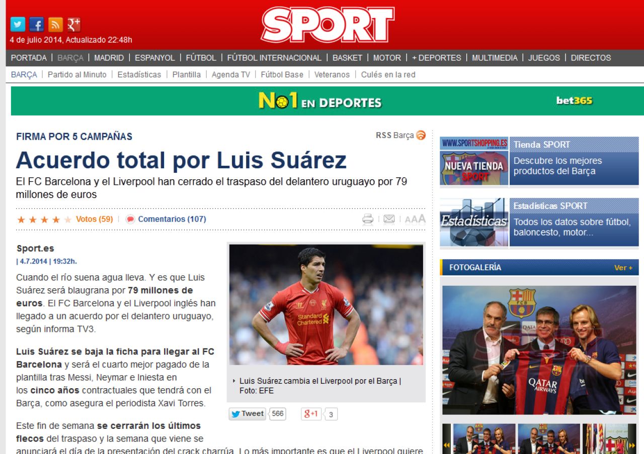 TRANSFERUL VERII s-a facut noaptea trecuta! Suarez, la Barcelona in cea mai scumpa mutare din 2014. Cat vor plati catalanii_3