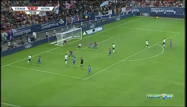 Steaua - Astra. Vezi golul lui Enache