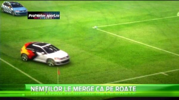 Cea mai tare simulare aparuta dupa finala Mondialului! Cum s-a vazut Germania - Argentina pe 4 roti