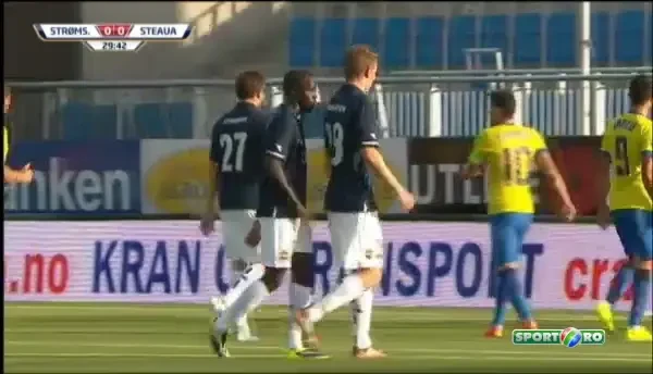 BIJUTERIA lui Iancu o apropie pe Steaua de turul 3! Arlauskis a scos doua goluri de la vinclu, Galca obtine prima victorie! Stromsgodset 0-1 Steaua! VIDEO REZUMAT
