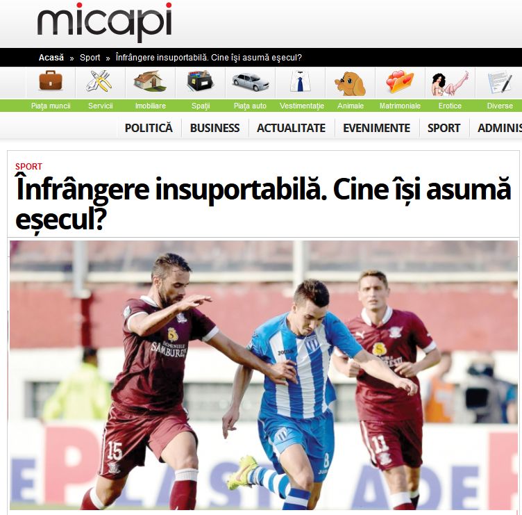 Craiova, impartita dupa primul soc al sezonului! Editie.ro: