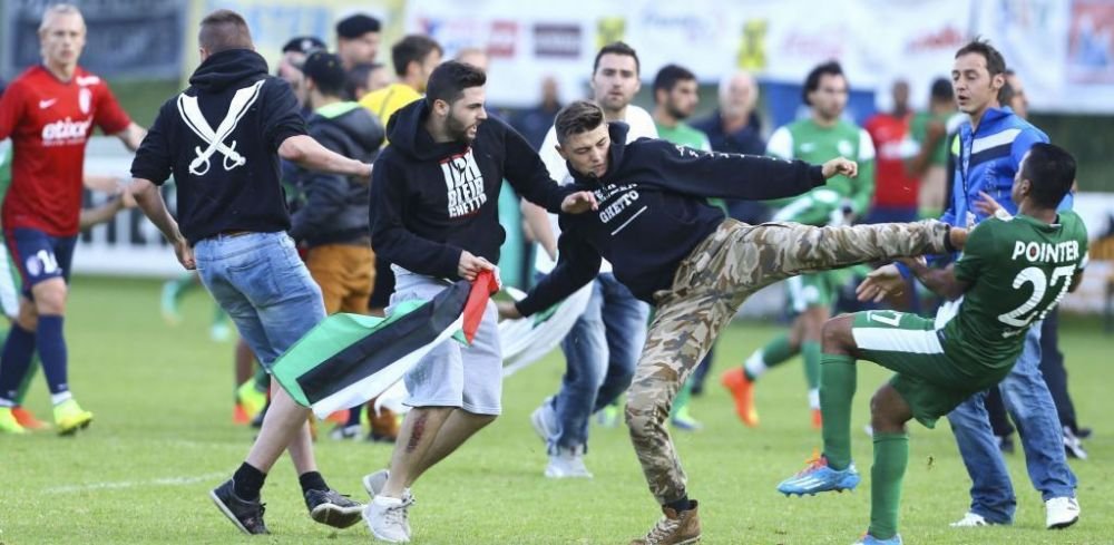 VIDEO SOCANT! Jucatorii au fost macelariti pe teren din cauza RAZBOIULUI din Gaza! Ce s-a intamplat la un meci amical