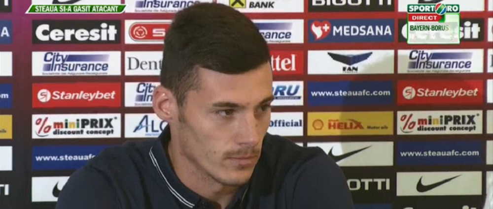 Steaua l-a prezentat pe Lemnaru: 