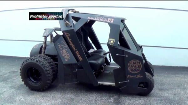 Cum a ajuns o masinuta de golf sa se transforme intr-un MONSTRU :)