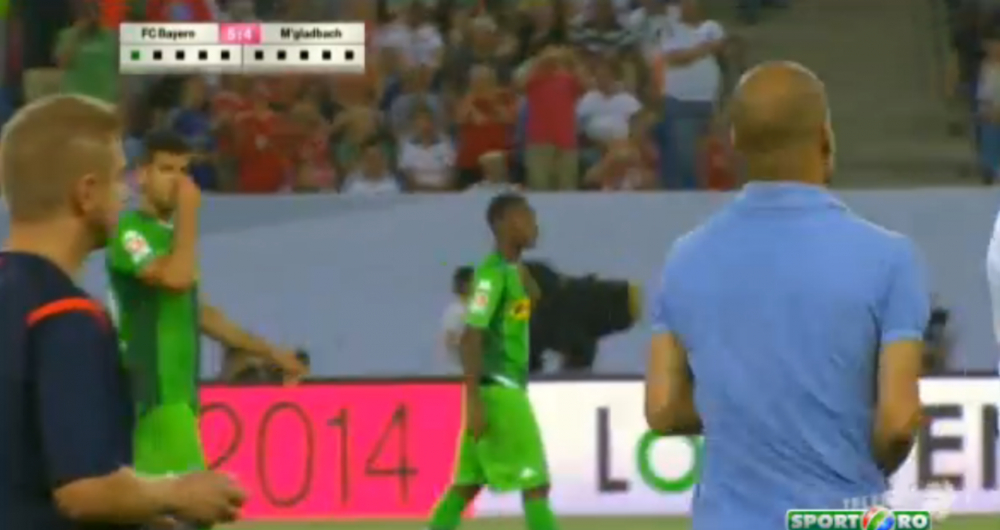 Guardiola s-a bucurat ca Mourinho! Ce a facut dupa meciul castigat cu Monchengladbach