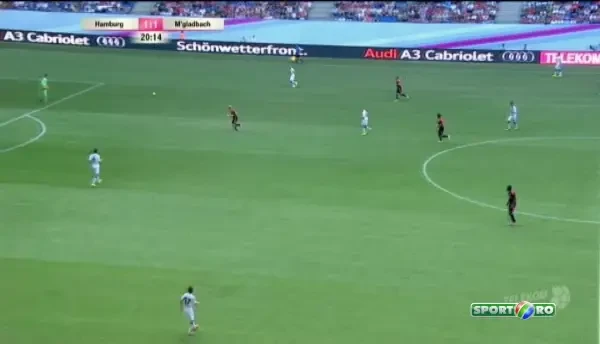 Gol Van der Vaart - Hamburg 2-1 Gladbach