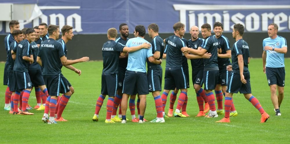 Gazonul ii sperie din nou pe stelisti: Pana la terenurile alea bune, ca la Liverpool, sa trecem de astea! Lemnaru e in lot