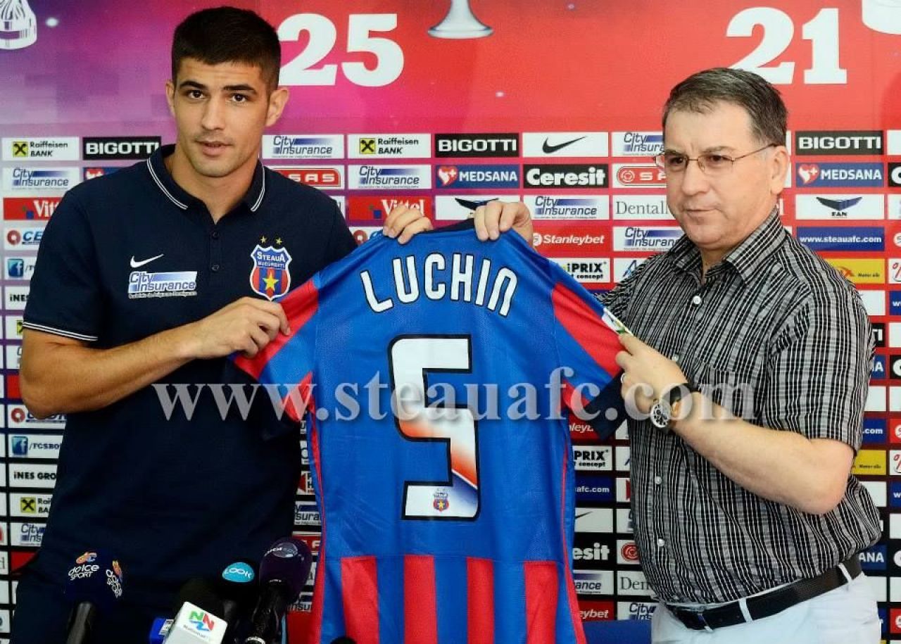 Primele imagini OFICIALE cu Luchin in tricoul Stelei, in Ghencea! Cum l-au