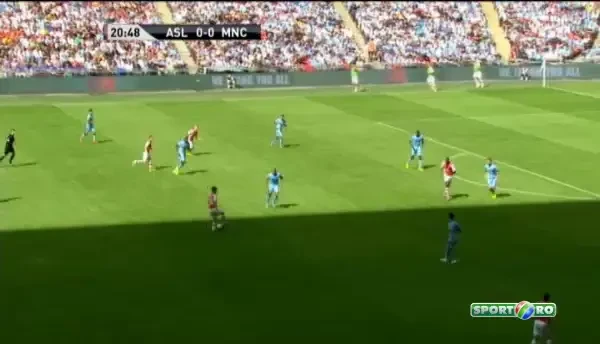 Arsenal vs Manchester City - gol Cazorla