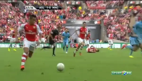 Arsenal vs Manchester City - Gol Ramsey