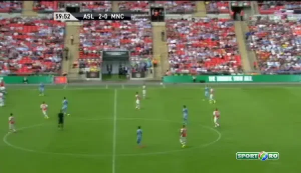 Arsenal vs Manchester City - Gol Giroud