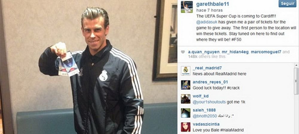 GEST emotionant facut de Gareth Bale: Am pregatit asta pentru primii care AJUNG la mine Ce a facut starul lui Real: